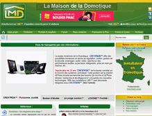 Tablet Screenshot of maison-domotique.com
